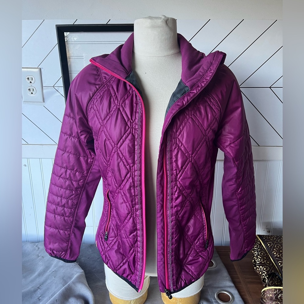 Lole Lightweight Puffer Jacket Purple Size M - Picture 7 of 7